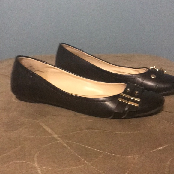 Nine West black flats 9 - Picture 1 of 3